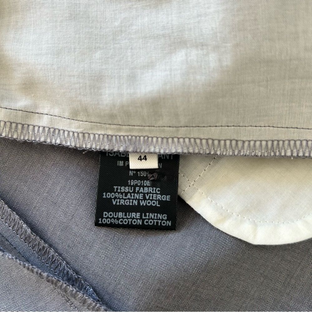 Isabel Marant Etoile Gray Wool trouser pants - Picture 7 of 15